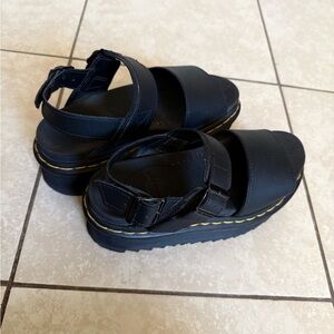 Dr. Martens Black Platform Sandals